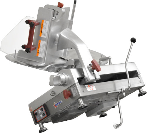 Omcan CXMAT330/N NSF automatic slicer detail view