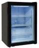 Omcan FR-CN-0098NB 23 inch black countertop display freezer with one glass door