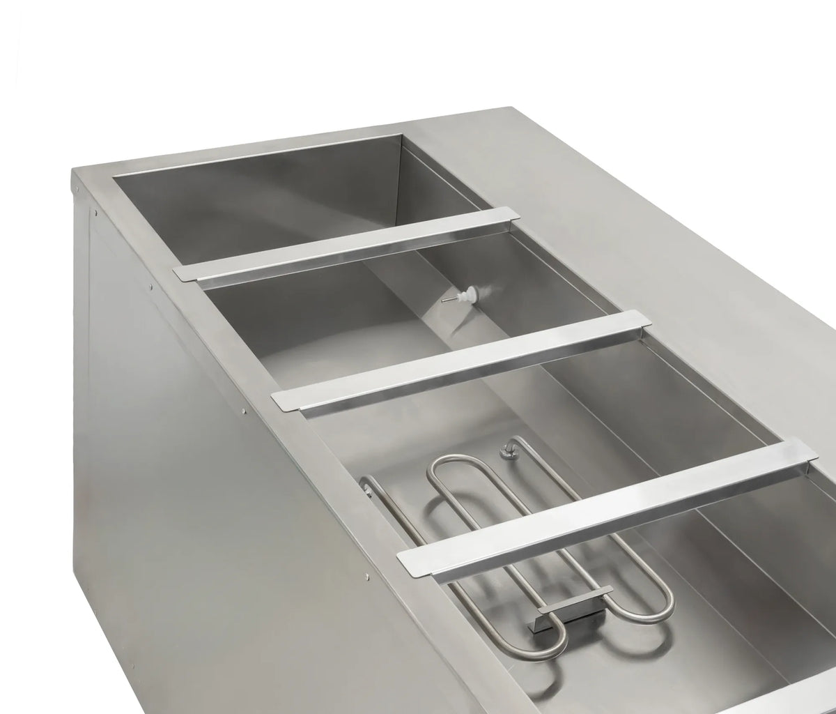 Omcan FW-CN-0005-C steam table side view