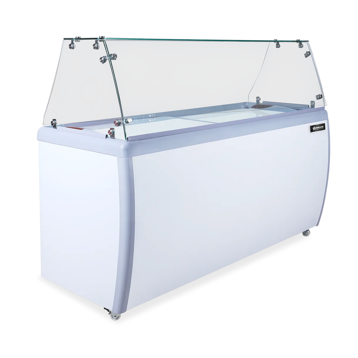 Omcan FR-CN-0460-S 60 inch ice cream dipping freezer without sneeze guard