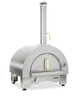 Omcan CE-CN-0082T-WG countertop wood burning and propane pizza oven