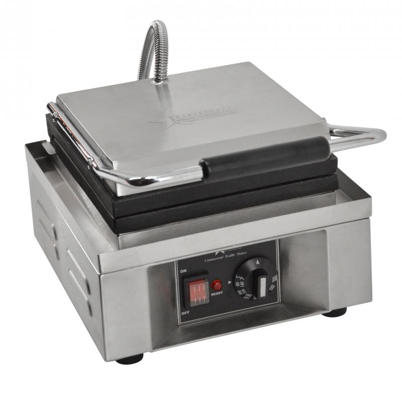 Omcan CE-CN-0351 Brussels style waffle maker with cast iron grid