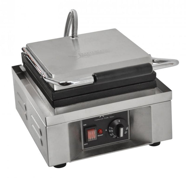 Omcan CE-CN-0351 Brussels style waffle maker with cast iron grid