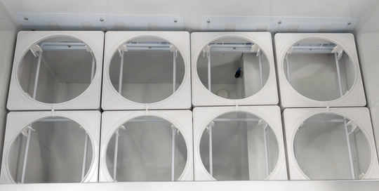 Omcan FR-CN-0089 dipping display freezer angle view