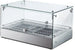 Omcan DW-CN-0035 22 inch single shelf countertop display warmer with square glass