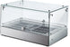 Omcan DW-CN-0035 22 inch single shelf countertop display warmer with square glass