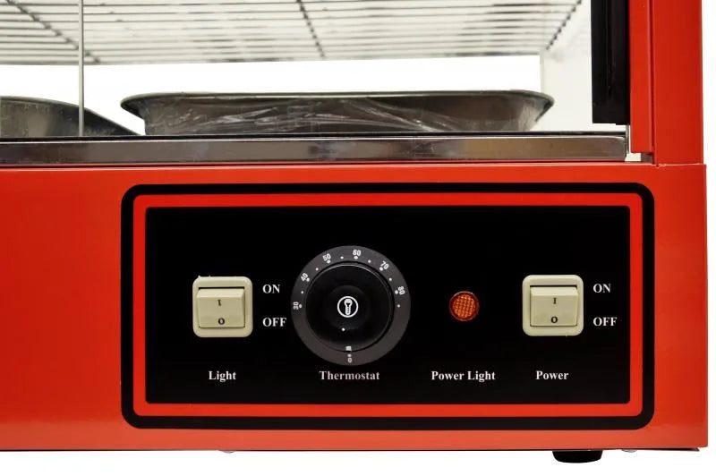 Omcan DW-CN-0660 26 inch curved glass countertop display warmer