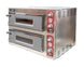 Omcan PE-IT-0038-D pizza oven stacked chambers
