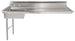 Omcan 40191 60 inch left side under counter dish table