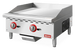 Omcan CE-CN-G24-M 24 inch countertop gas griddle with two burners