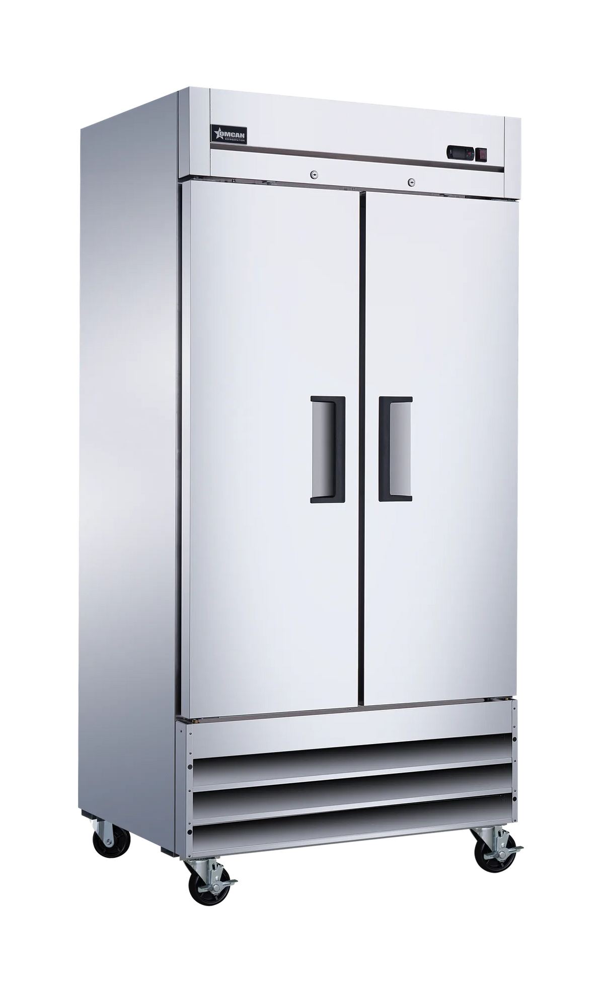 Omcan RE-CN-0035-HC 40 inch two door stainless steel reach-in refrigerator