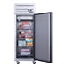 Dukers D28AF reach-in freezer in a commercial kitchen setting