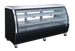 Omcan RS-CN-0200-B 82 inch black sliding door floor refrigerated showcase