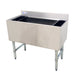 Omcan 43478 36 inch stainless steel insulated ice bin with cold plate