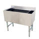 Omcan 43478 36 inch stainless steel insulated ice bin with cold plate