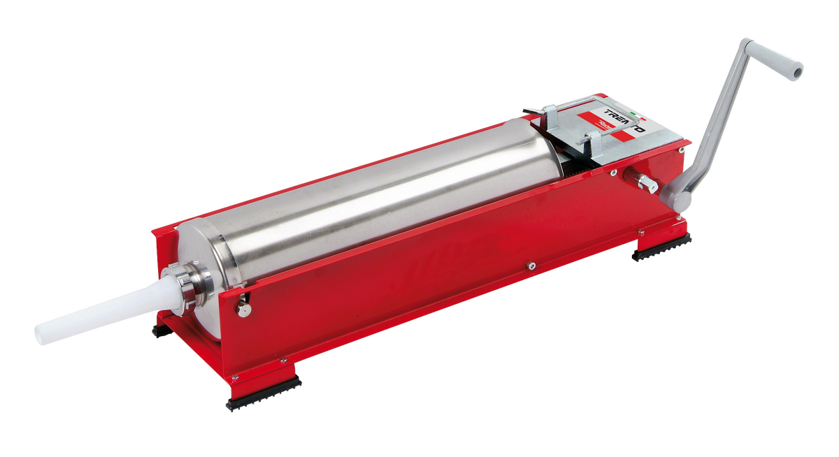 Omcan 48163 Trento red manual horizontal sausage stuffer 12 kg