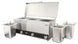 Omcan FW-CN-0253 triple sauce pot warmer with three 2.5 L pots