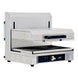 Omcan CE-CN-0580-S stainless steel quartz adjustable salamander with 14 x 21 inch warming base