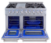 Omcan CE-CN-4808U residential gas range additional view