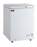 Omcan FR-CN-0142 30 inch white chest freezer with solid flat top