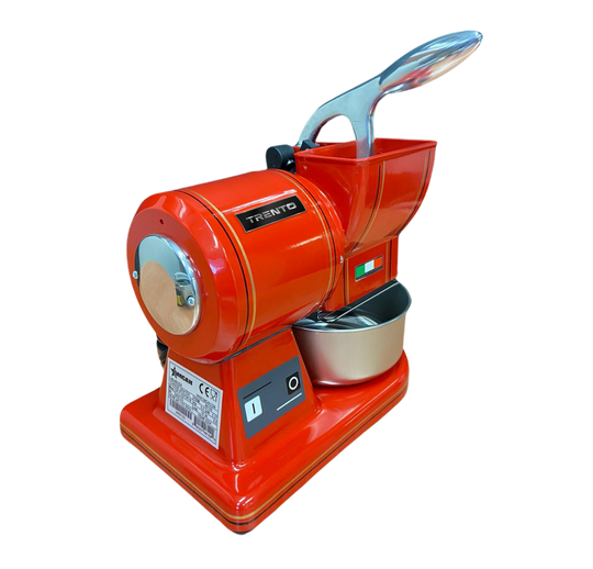 Omcan GR-IT-0373-M red Trento cheese grater with microswitch