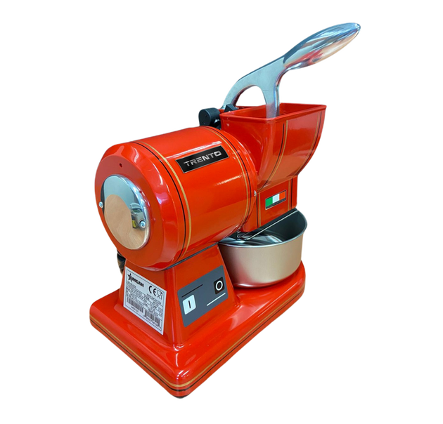 Omcan GR-IT-0373-M red Trento cheese grater with microswitch