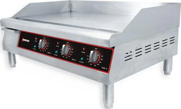 Omcan CE-CN-0766 30 inch countertop electric griddle flat surface