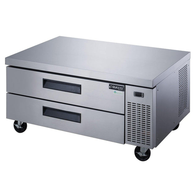 Dukers DCB52-D2 two drawer chef base refrigerator in stainless steel