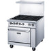DCR36-6B side profile showing stainless steel body and 6 inch locking casters