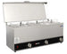 Omcan FW-CN-0253 triple sauce pot warmer with three 2.5 L pots