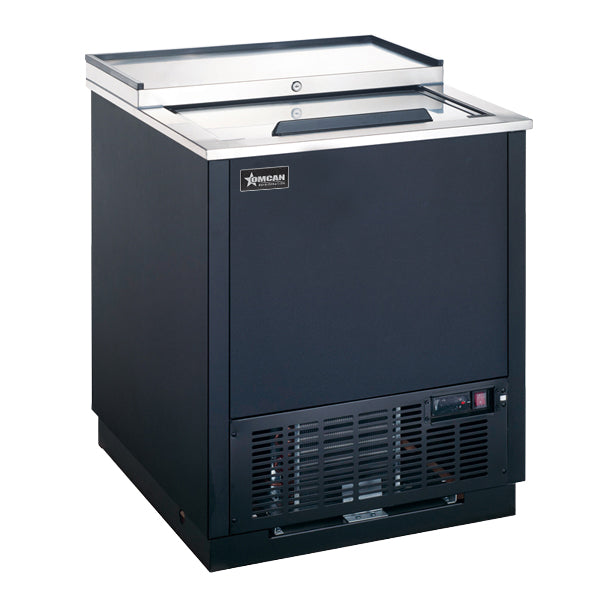 Omcan FR-CN-0660-PC 26 inch glass froster plate chiller 150 L black