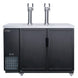 Dukers DKB48-M2 kegerator front view with draft tower