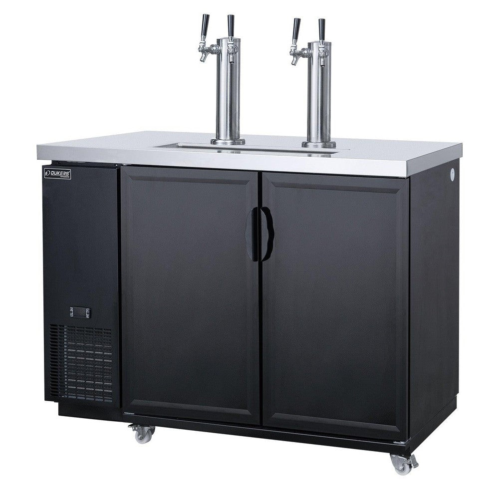 Dukers DKB48-M2 kegerator right side view