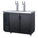 Dukers DKB48-M2 kegerator right side view
