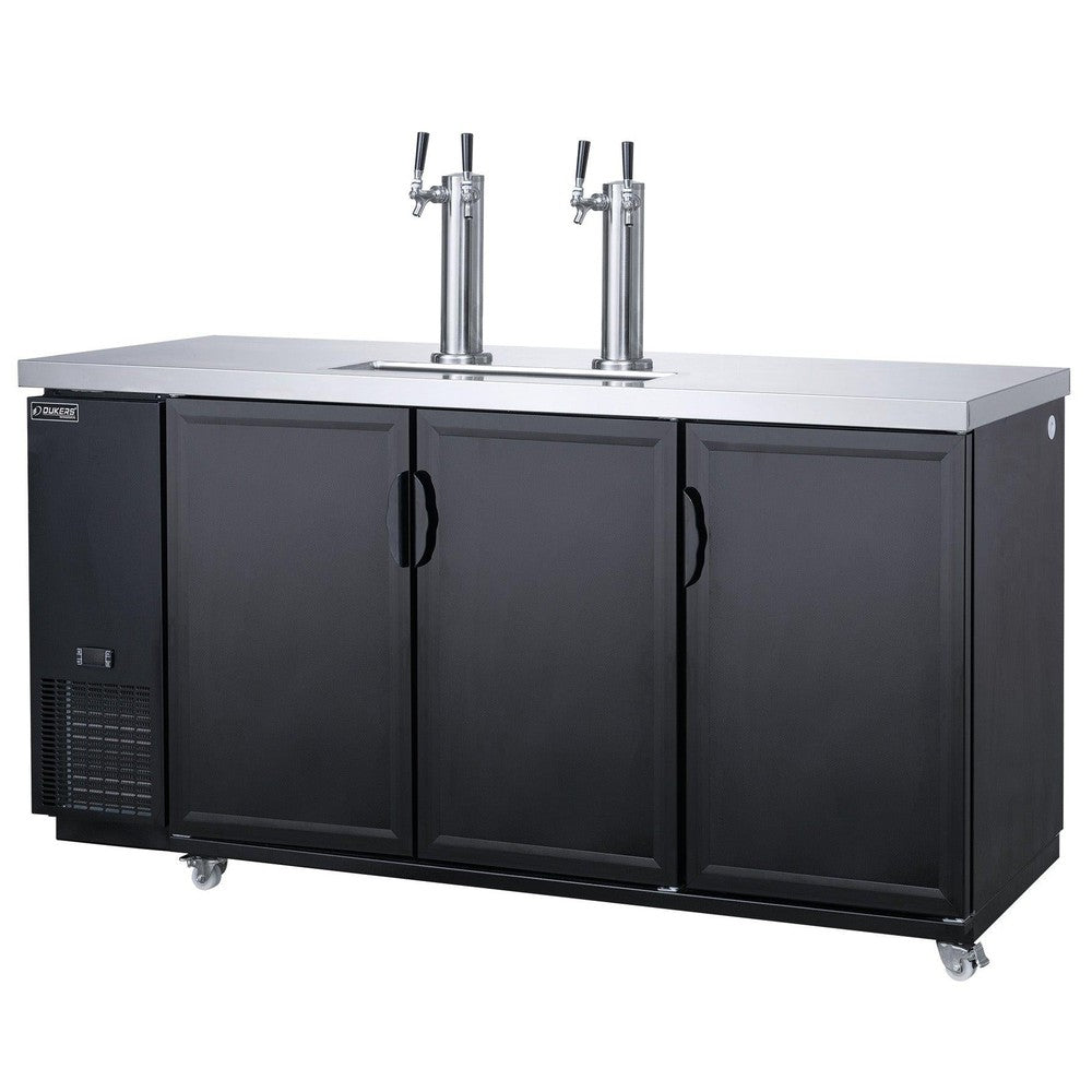 Dukers DKB72-M3 kegerator right side view