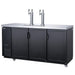 Dukers DKB72-M3 kegerator right side view