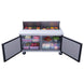 Dukers DSP60-16-S2 prep table shown in a commercial kitchen