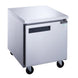 Dukers DUC29F single solid door undercounter freezer in stainless steel