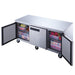 Dukers DUC72R undercounter refrigerator stainless steel door and handle detail
