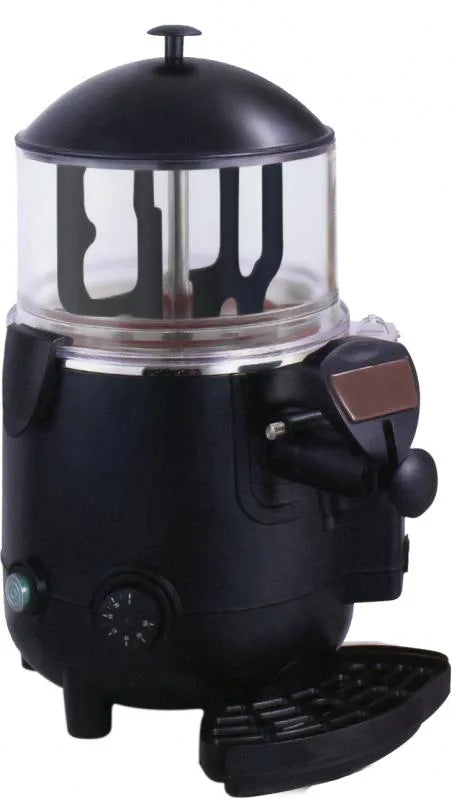 Omcan DI-CN-0005 5 L hot chocolate dispenser with polycarbonate bowl