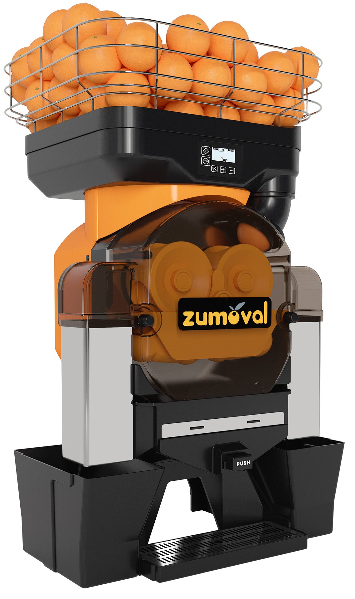Omcan JE-ES-0045N-B Zumoval FastTop juice extractor with auto feeder and self-cleaning system