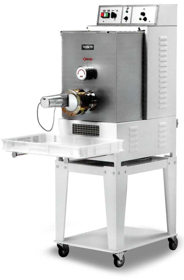 Omcan TR110 220/1 Trento Avancini La Pastaia floor model pasta machine with trolley