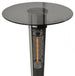Omcan PH-CN-1100-T patio heater with tempered glass table and remote control