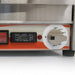 Omcan PG-CN-0679-RT single panini grill with grooved 12 x 15 inch plates and timer