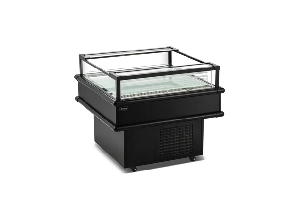 Omcan RE-CN-0900C refrigerated island showcase additional view