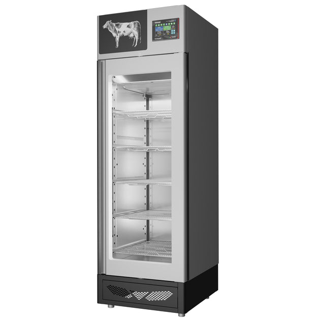 Omcan MATC100TF meat curing cabinet angle view