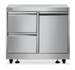 Omcan 47877 stainless steel cabinet stand with gas tank cabinet and drawers