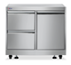 Omcan 47877 stainless steel cabinet stand with gas tank cabinet and drawers
