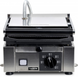 Omcan PG-IT-0483 Trento 10 x 9 inch panini grill with ribbed top and smooth bottom