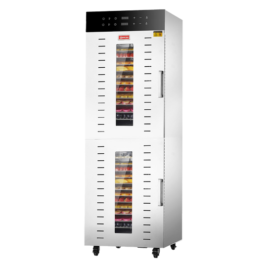 Omcan CE-CN-0032 32 tray two door stainless steel food dehydrator